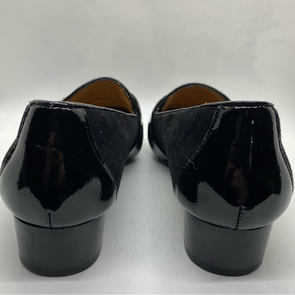 Sofft Black and Leopard Print Loafers - Picture 8 of 11